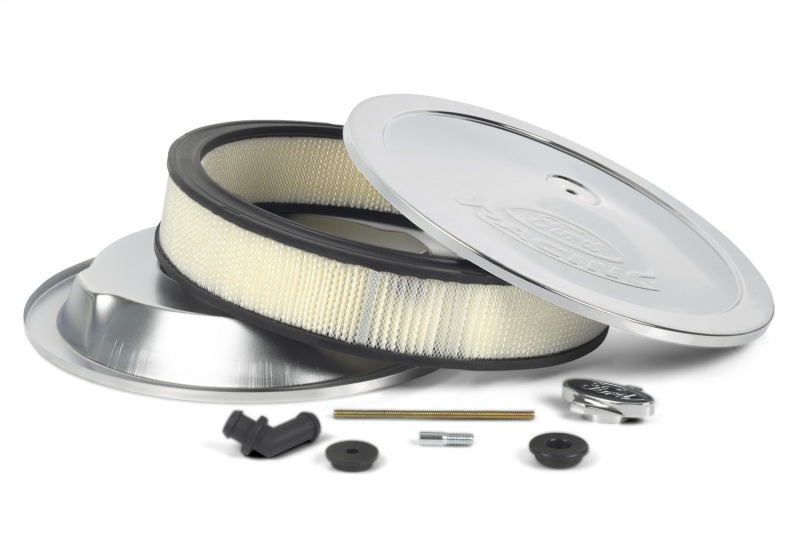 Ford 13in Dia Air Cleaner Kit Chrome FRD302-350