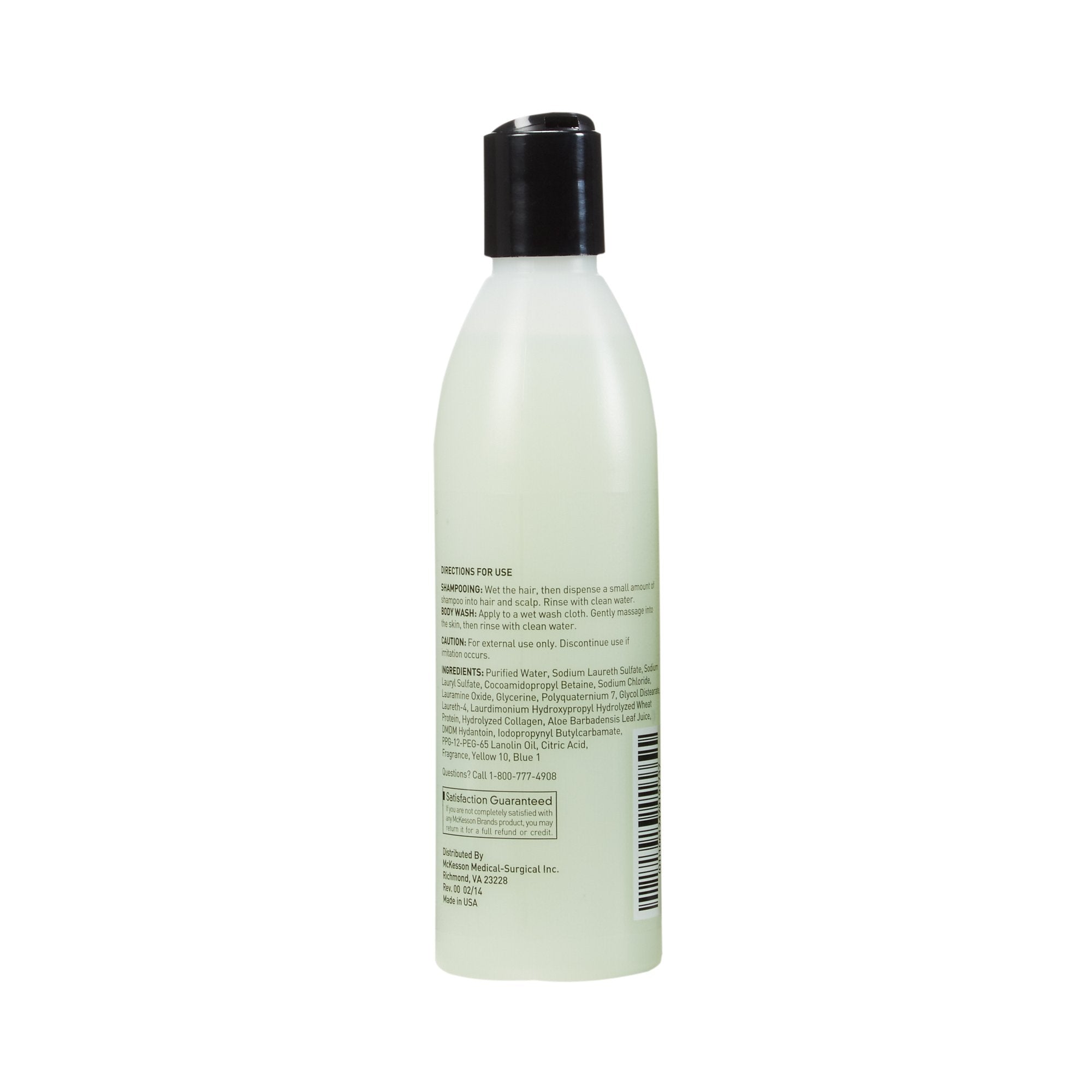 McKesson Shampoo and Body Wash, Cucumber Melon Scent, 8 oz. Squeeze Bottle 53-27903-8