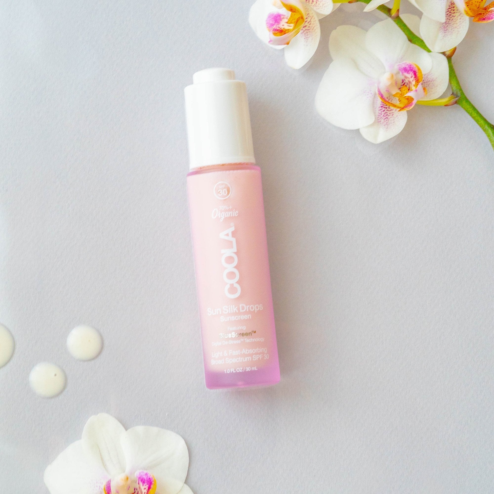 Sunscreen COOLA® Silk Drops SPF 30 Liquid 1 oz. Bottle CL10479