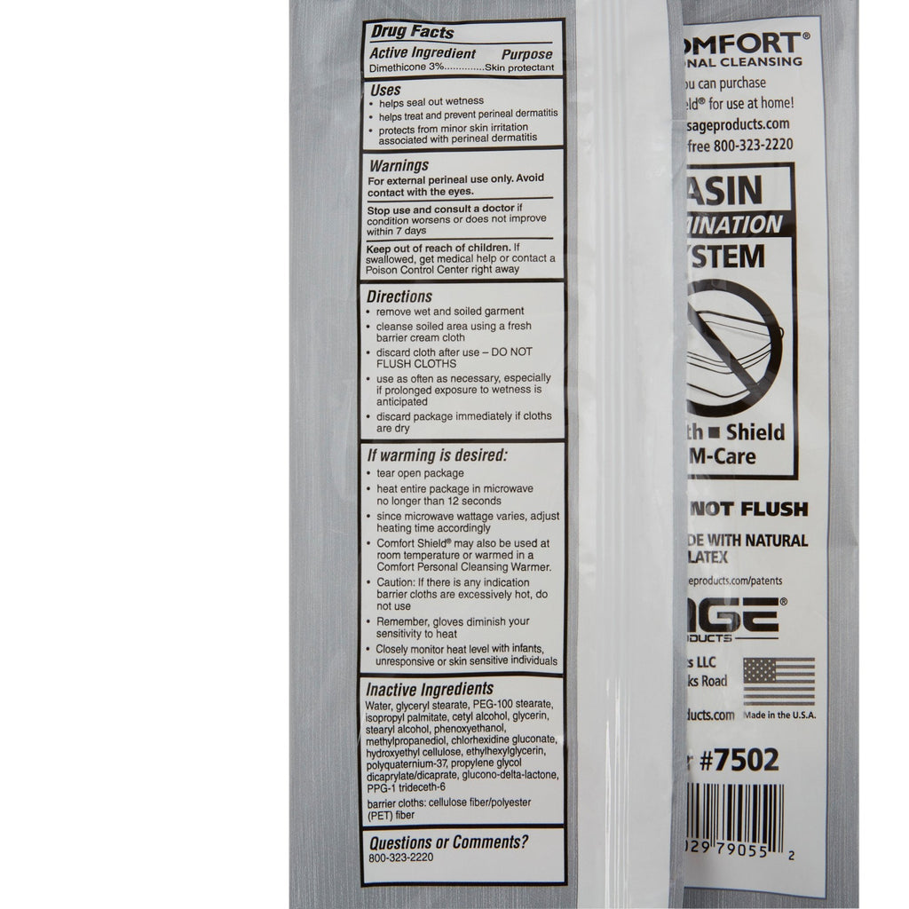 Comfort Shield® Incontinent Care Wipe, 3 per Pack 7502