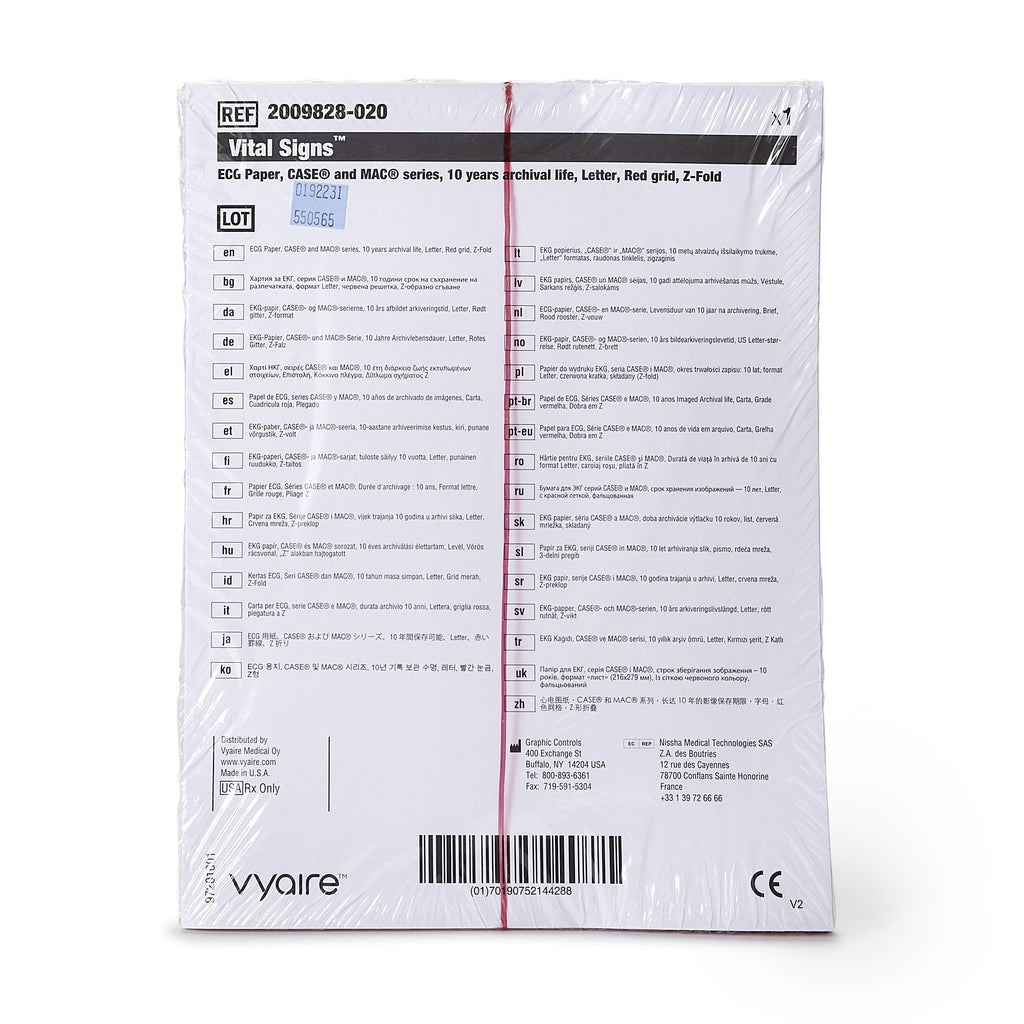 Vital Signs® ECG / EEG Recording Paper 2009828-020