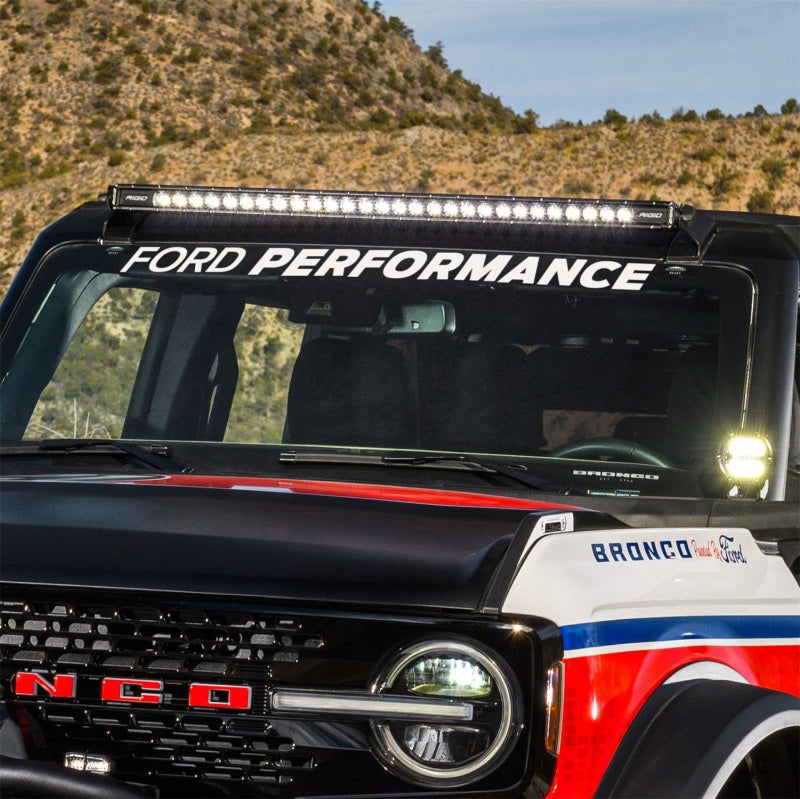 Ford Racing Ford Performance Bronco Windshield Banner - White M-1820-BRW