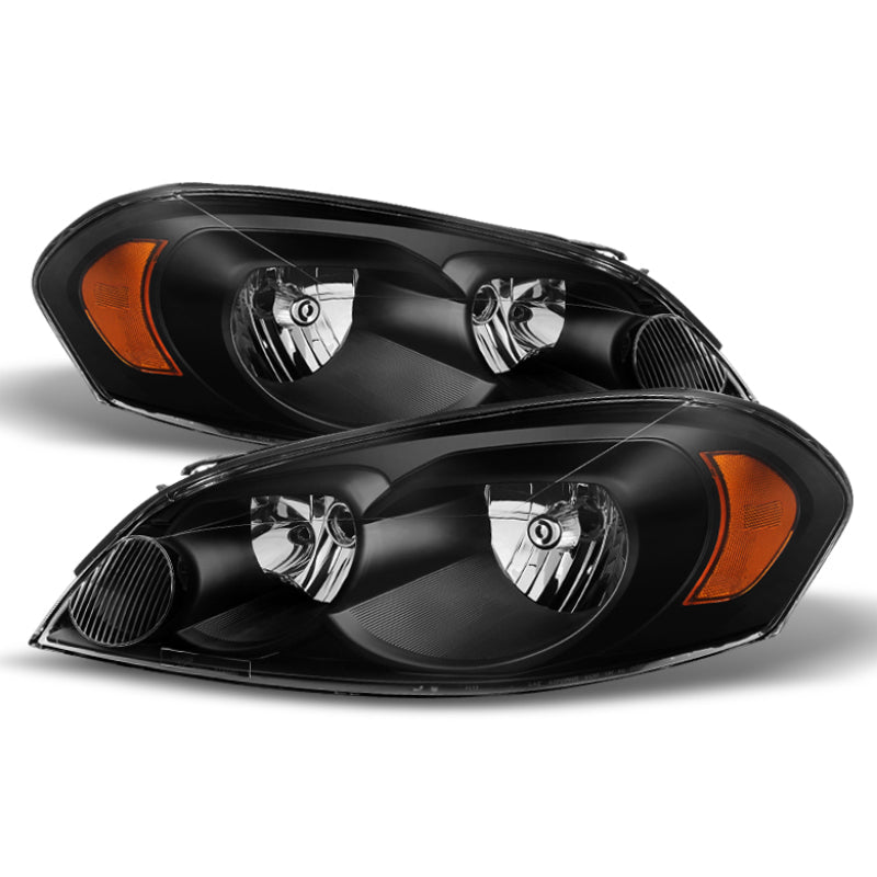 SPYDER Xtune Chevy Impala 06-13 Monte Carlo 06-07 Crystal Headlights Black HD-JH-CIM06-AM-BK 9026225