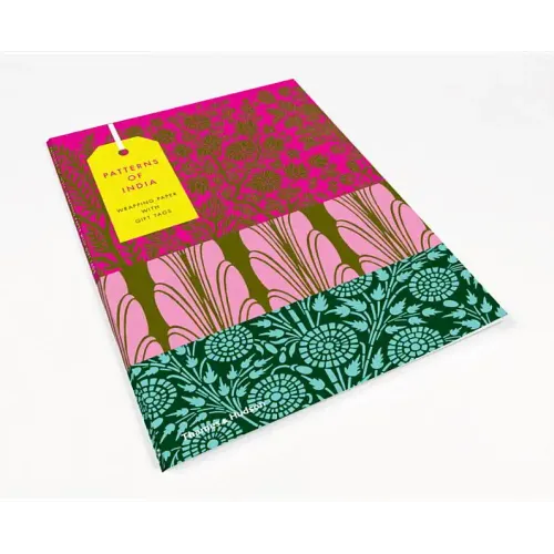 Patterns of India: 10 Sheets of Wrapping Paper with 12 Gift Tags - Paperback