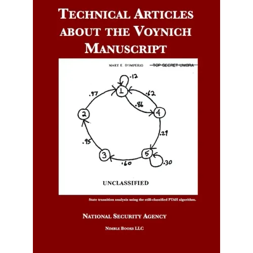 Technical Articles about the Voynich Manuscript - Hardcover