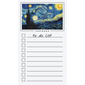 To Do List Notepad: Van Gogh Art, Checklist, Task Planner for Grocery Shopping, Planning, Organizing - Paperback