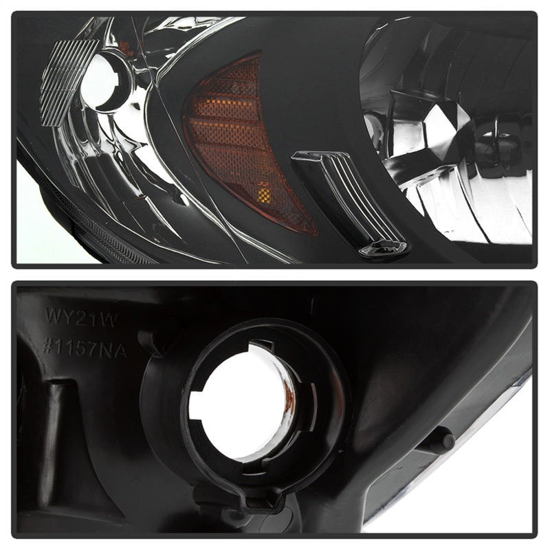 SPYDER xTune 04-05 Honda Civic (Excl Hatchback/Si) OEM Style Headlights - Black (HD-JH-HC04-4D-AM-BK) 9042706