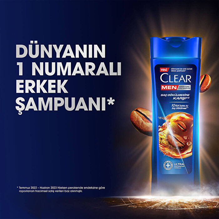 Clear Men Shampoo for Hair Fall - Coffee Extract 350ml | Clear