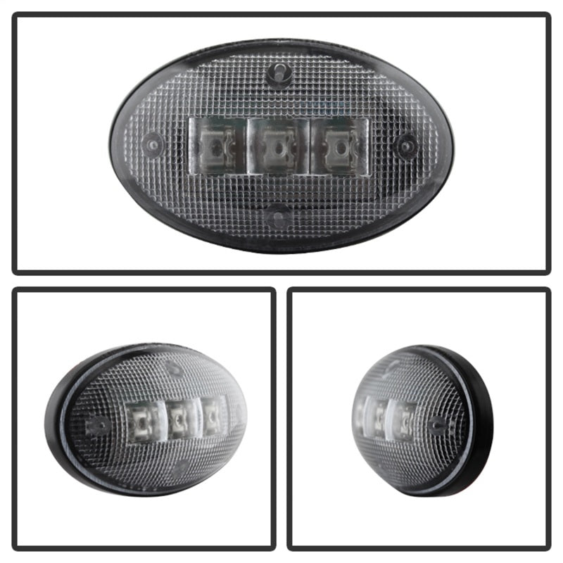 SPYDER Xtune Ford Superduty F250-F550 99-10 Dually Fender LED Side Fender Lights Clear ACC-LED-FDSD99-SL-C 9924651