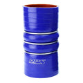 HPS Performance Products HPS 5" ID, Silicone Charge Air Cooler CAC Hose Double Hump Coupler Bellow Cold Side, High Temp 4-ply Reinforced, 127mm ID