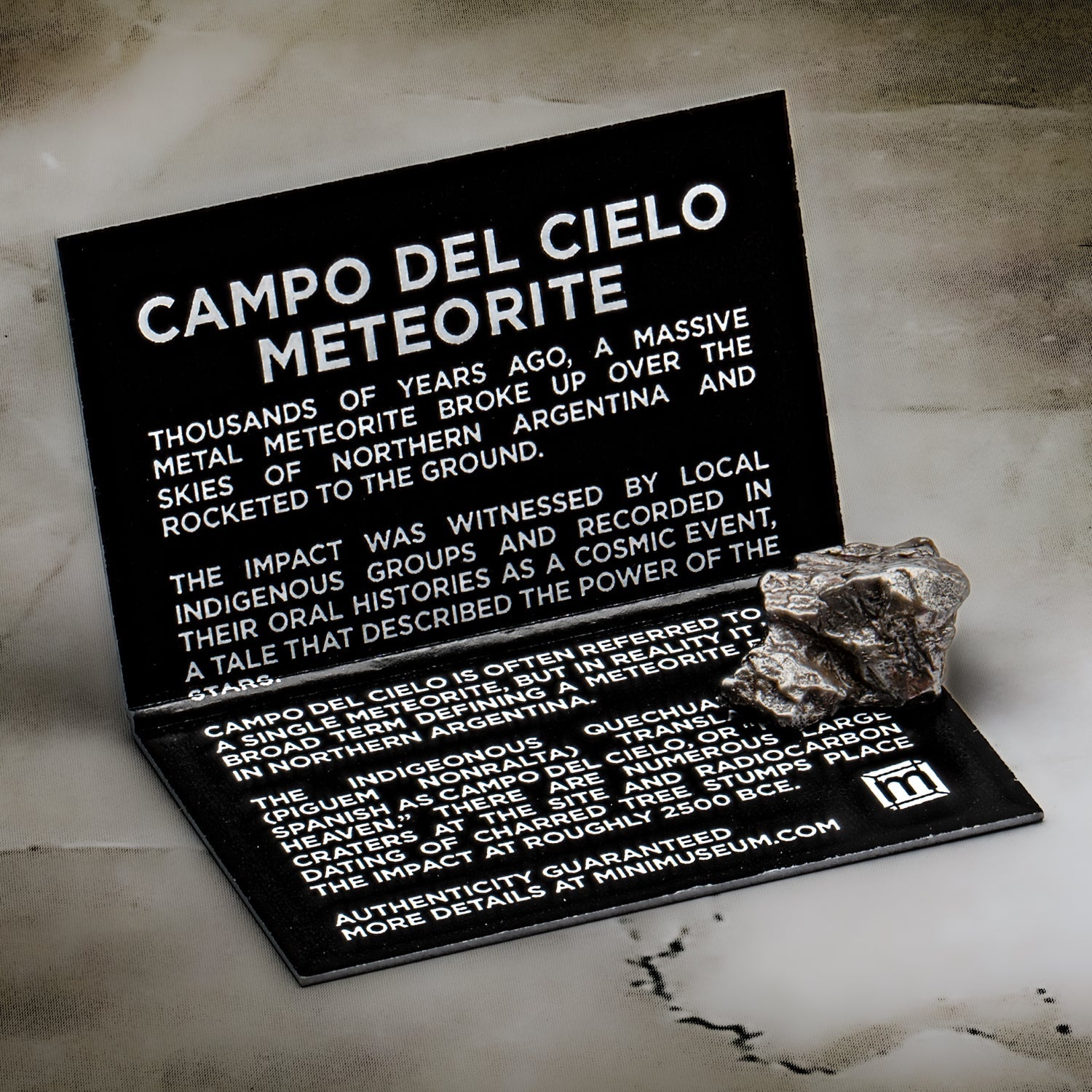 Cosmic Campo del Cielo Mini Meteorite