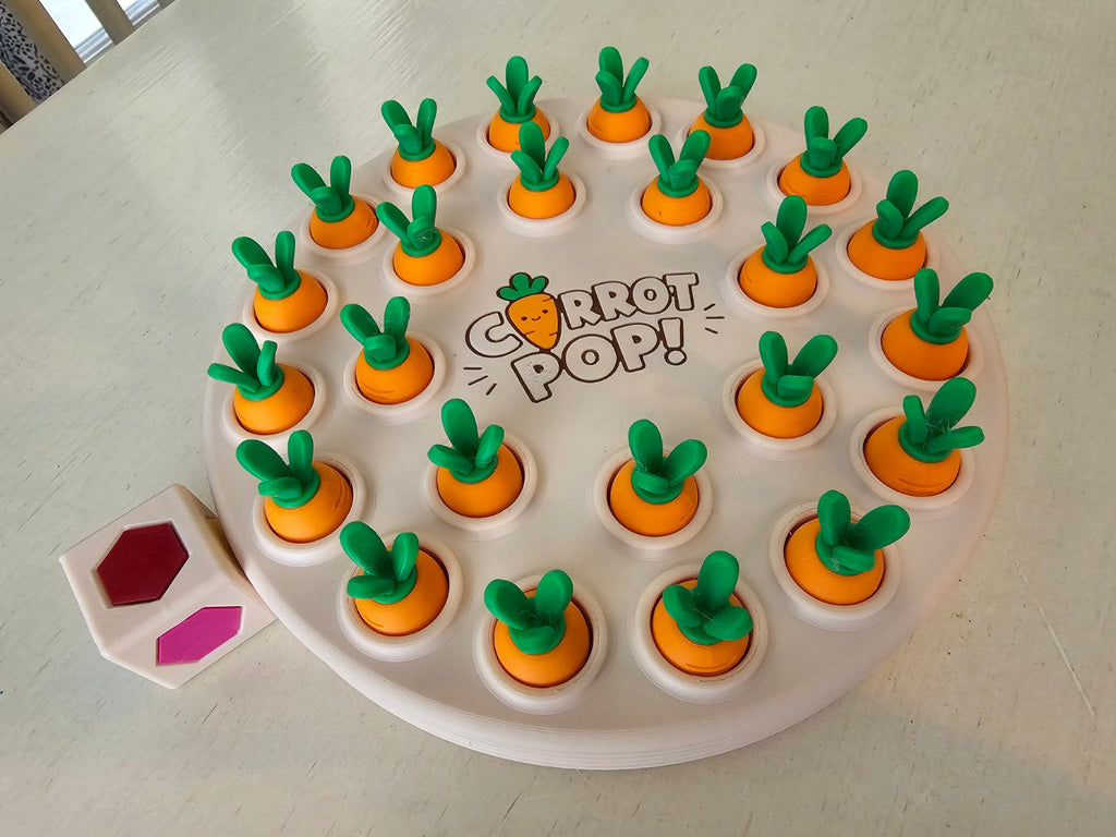 Carrot Pop Memory Game - Travel Puzzle Game for Kids