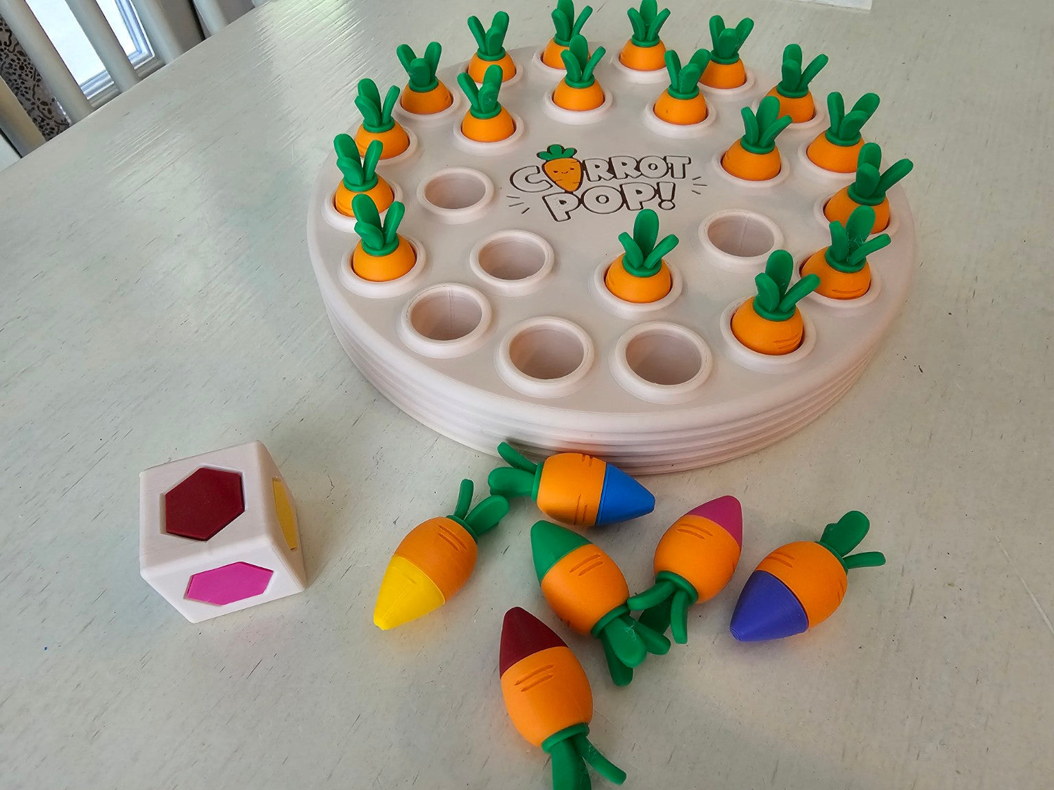 Carrot Pop Memory Game - Travel Puzzle Game for Kids