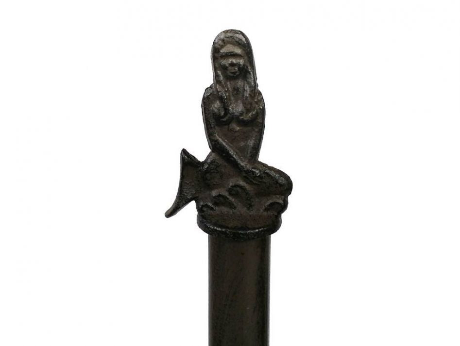 Cast Iron Mermaid Extra Toilet Paper Stand 16""