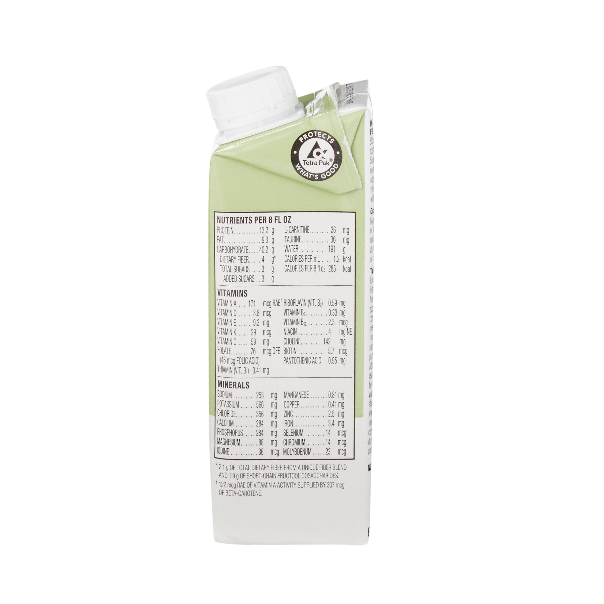 Jevity 1.2 with Fiber® Complete, Balanced Nutrition, 8-ounce carton 64625