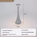 Portable Rechargeable Aluminum Table Lamp Bedroom Bedside Ambience Light