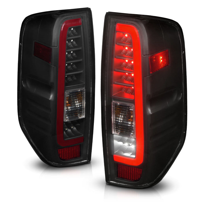 ANZO 2005-2021 Nissan Frontier LED Taillights Black Housing/Smoke Lens 311444