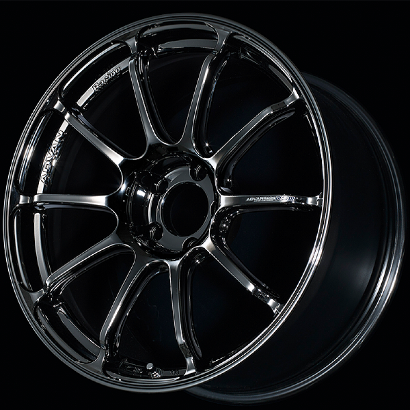 Advan RSIII 19x8.5 / +45 Offset / 5x114.3 / 73mm Bore / Black Chrome YA39H45ESBK