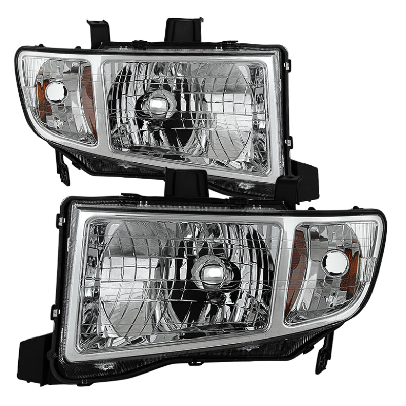 SPYDER Xtune Honda Ridgeline 06-13 Crystal Headlights Chrome HD-JH-HRID06-AM-C 9025501