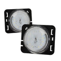 SPYDER xTune Jeep Wrangler 07-15 LED Front Fender Side Marker Lights - Chrome SML-JH-JW07-LED-C 9033032