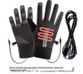 Outdoor Waterproof USB Three-Setting Temperature-Controlled Heated Gloves