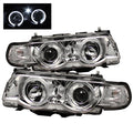 SPYDER BMW E38 7-Series 99-01 Projector Headlights 1PC Xenon LED Halo Chrm PRO-YD-BMWE3899-HID-HL-C 5008879