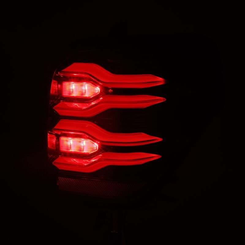 AlphaRex 10-21 Toyota 4Runner LUXX LED Taillights Alpha Blk w/Activ Light/Seq Signal 690030 *Discontinued