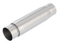 Borla CrateMuffler Resonator Option 3in Center/Center 3.5in Round x 10in - Null Sound Center/Center 400939