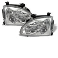 SPYDER Honda Del Sol 93-97 Crystal Headlights Chrome HD-YD-HD93-C 5012593