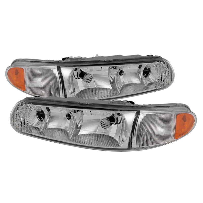 SPYDER Xtune Buick Century 97-05 Regal 97-04 Crystal Headlights Chrome HD-JH-BUCEN97-AM-C 9025242