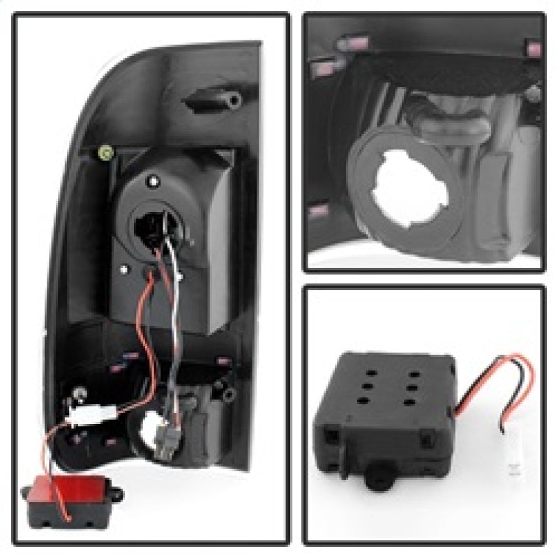 SPYDER Xtune Ford F250/350/450/550 Super Duty 99-07 LED Tail Lights Black Smoke ALT-JH-FF15097-LED-BKSM 9027642