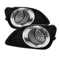 SPYDER Toyota Camry 10-11 LED Fog Lights w/Switch Clear FL-LED-TCAM2010-C 5038456