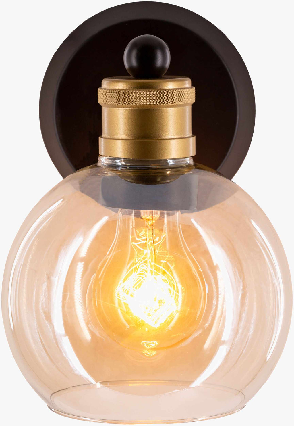 Leabrook Black Metal Wall Sconce