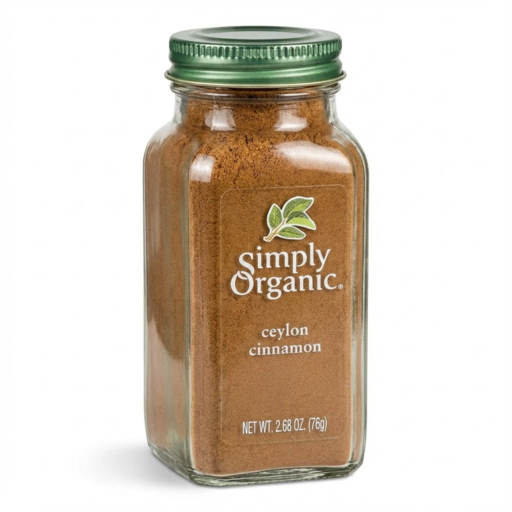 Simply Organic Ceylon Cinnamon - Premium Ground Spice, 2.08 oz (Pack of 6)