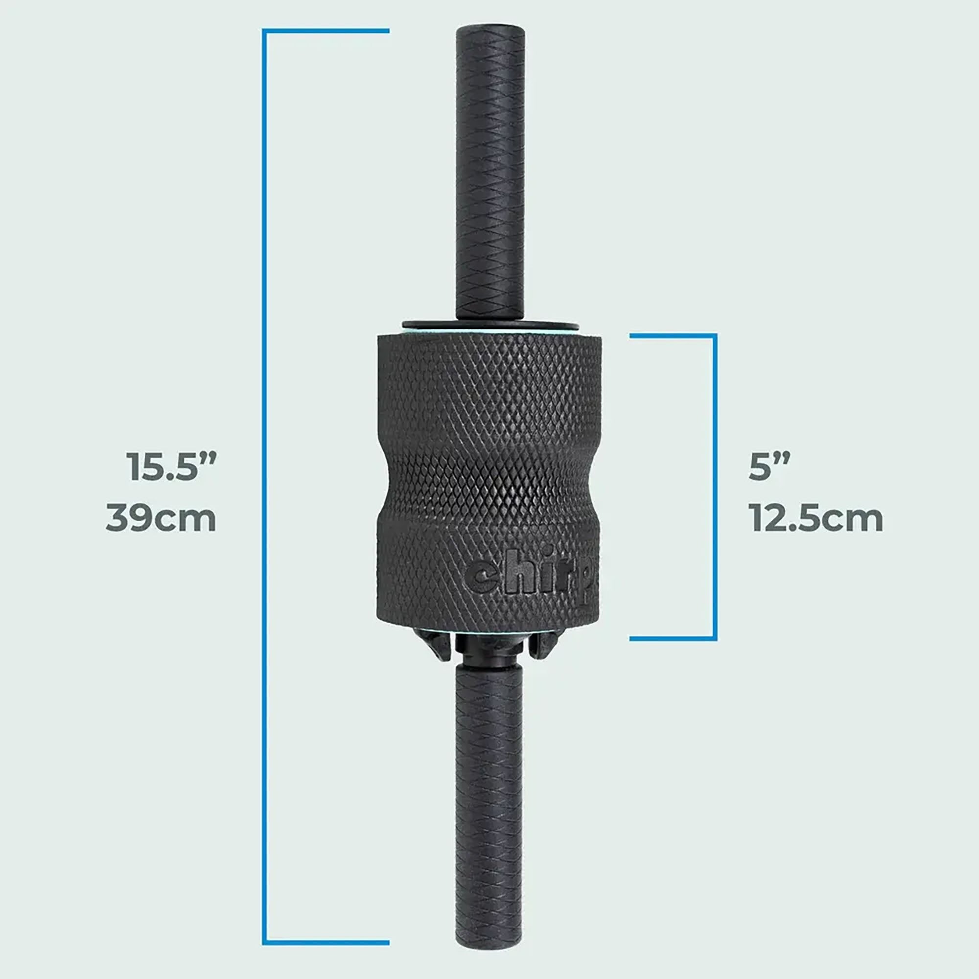 Hand-Held Massager Chirp 5 Inch Wheel Length X 15-1/2 Inch Roller 3IN1-ROLL