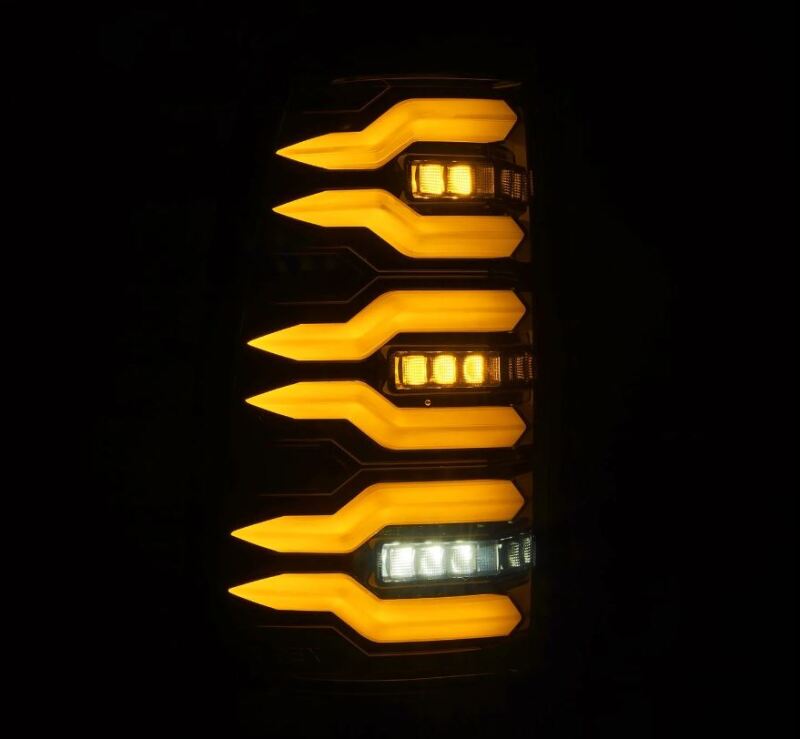 AlphaRex 99-06 Chevrolet Silverado Sierra LUXX-Series LED Tail Lights Alpha-Black 620005 *Discontinued