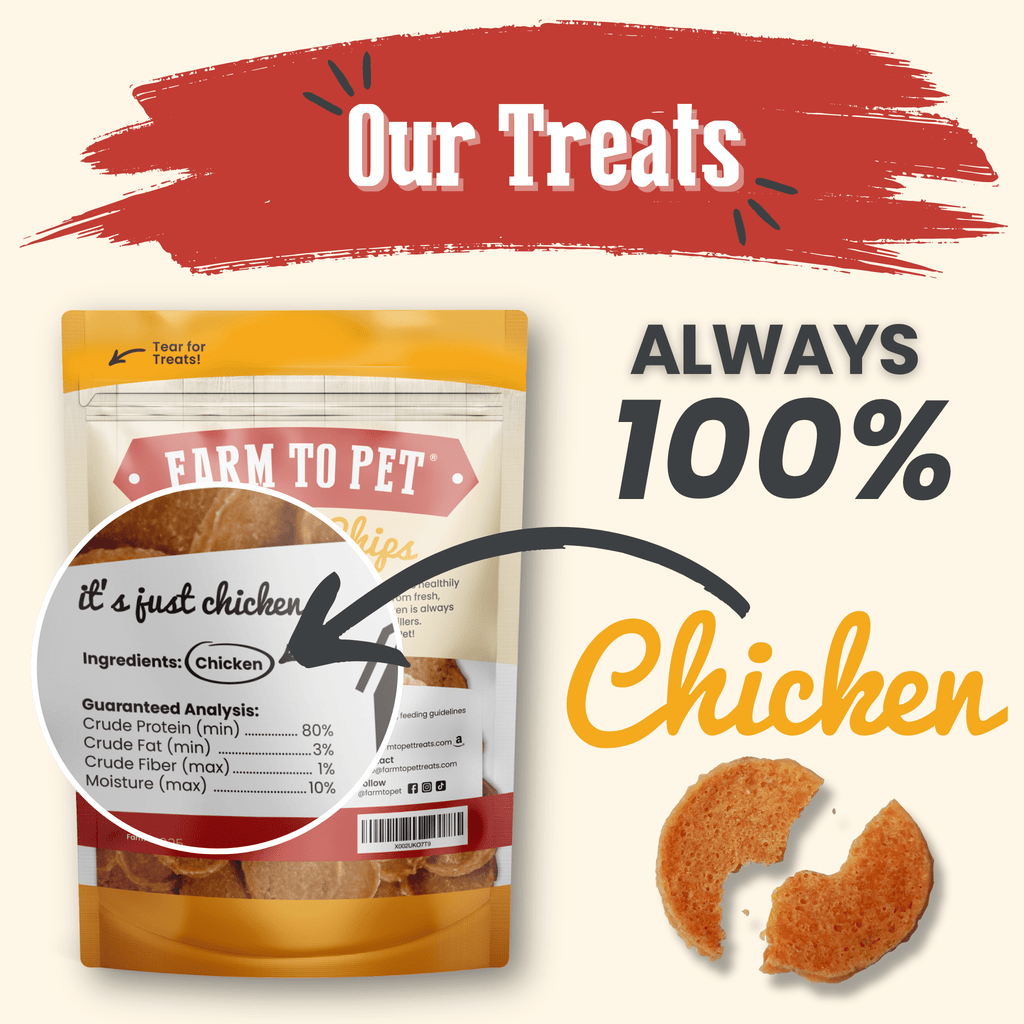Chicken Chips for Dogs | All - Natural Single - Ingredient Dog Treats - PhishStones Products