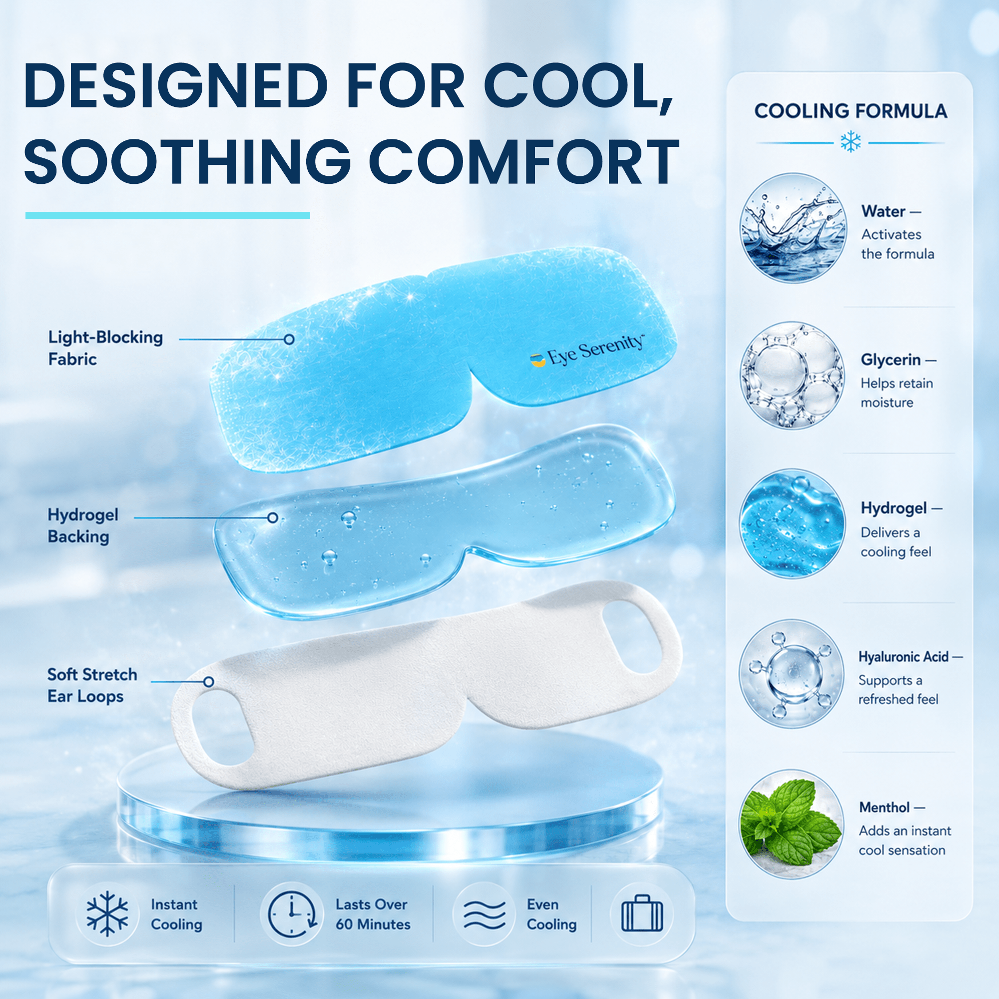 CHILL Self-Cooling Eye Mask