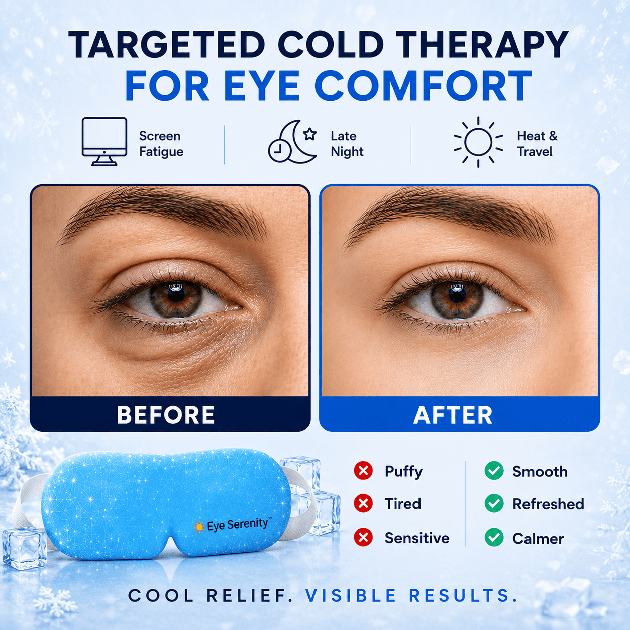 CHILL Self-Cooling Eye Mask