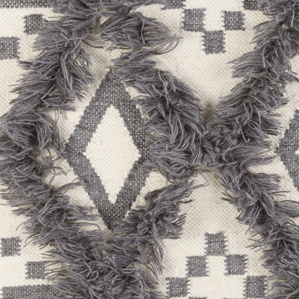 Chapelton Gray Geometric Textured Wall Hanging - Clearance