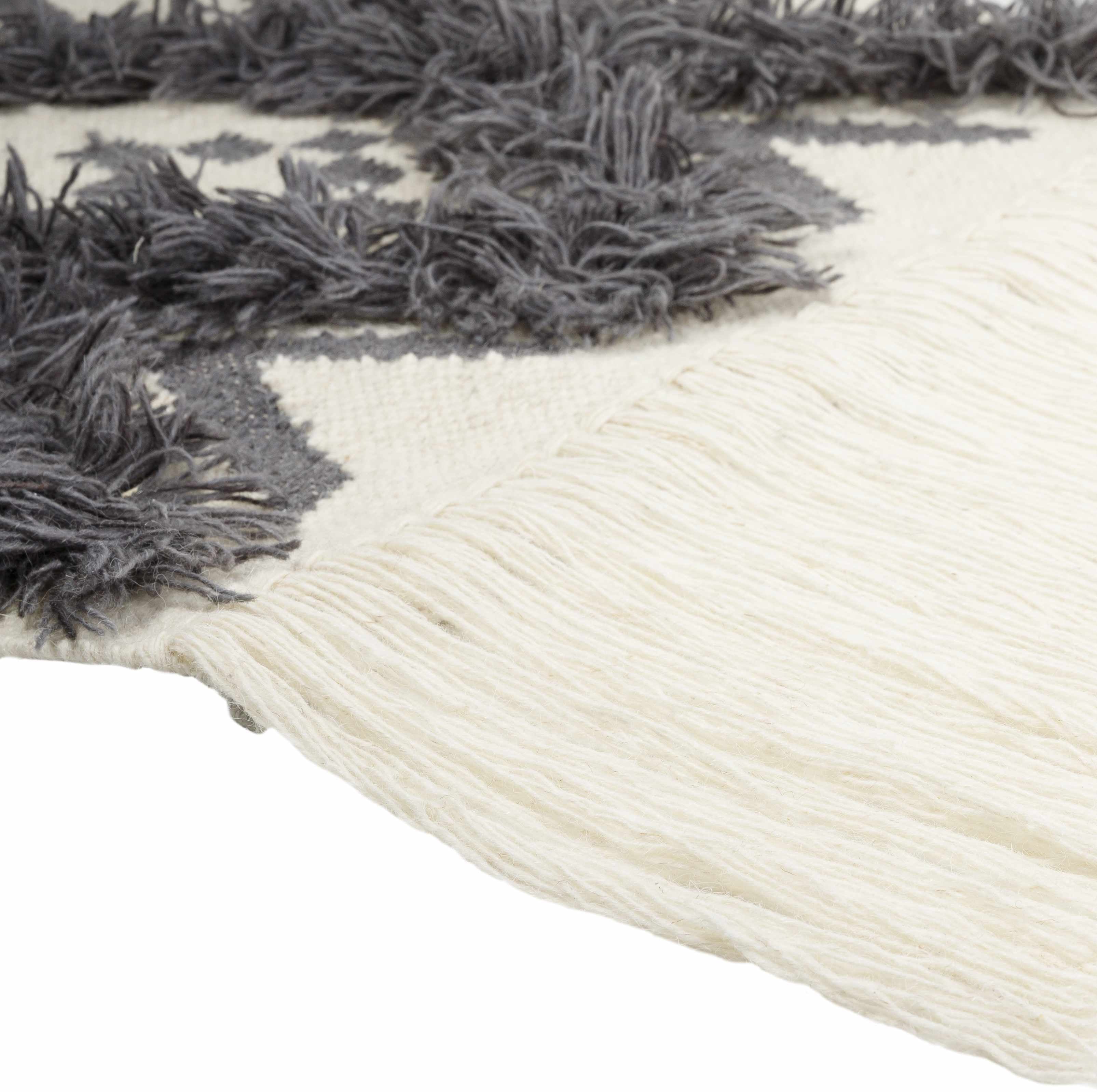 Chapelton Gray Geometric Textured Wall Hanging - Clearance