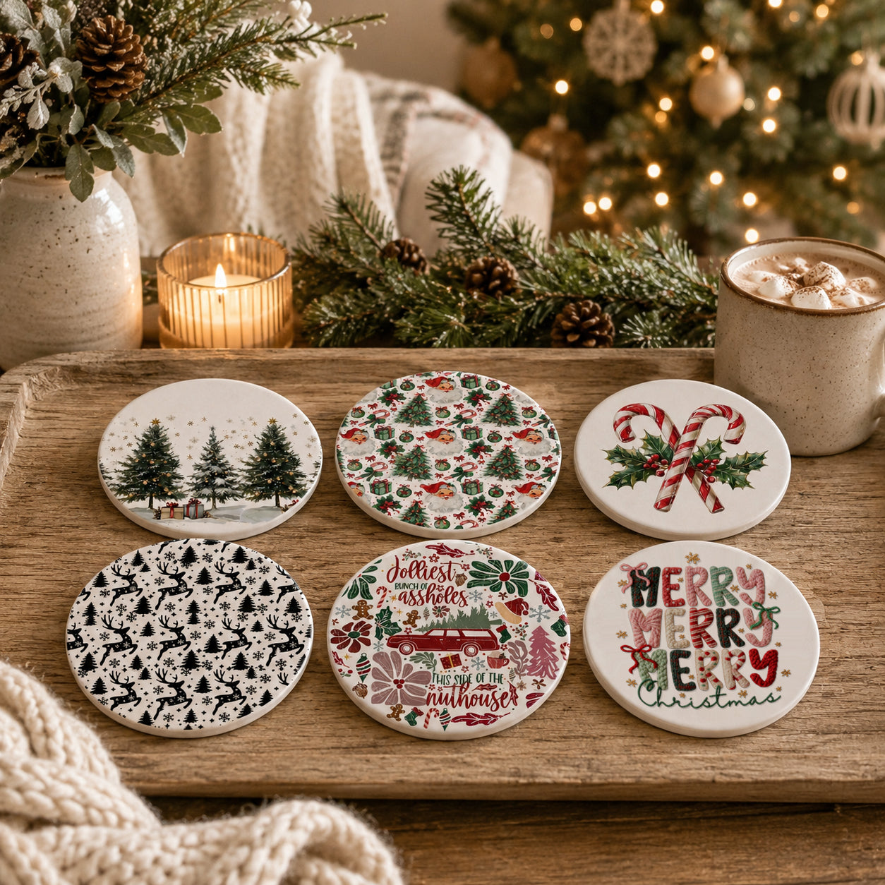 Christmas Coasters PRE-ORDER