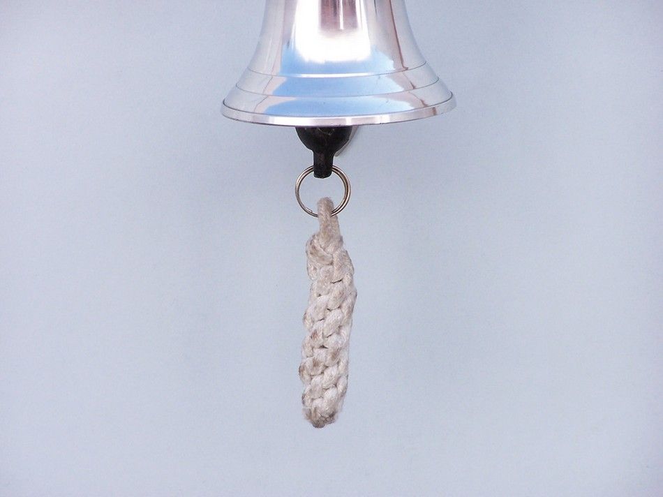 Chrome Hanging Harbor Bell 4""