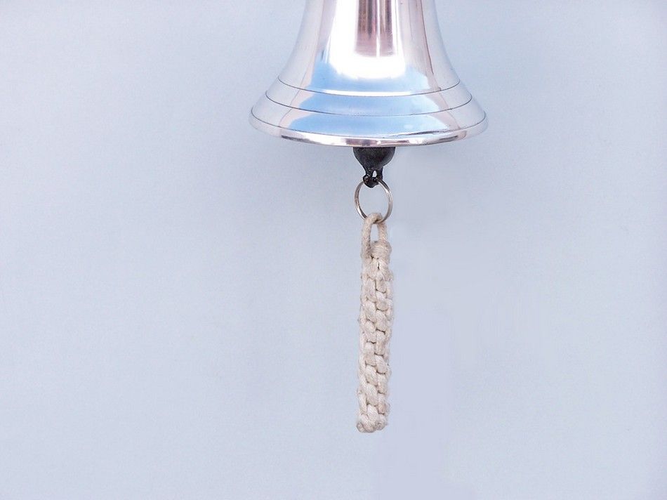 Chrome Hanging Harbor Bell 5.5""