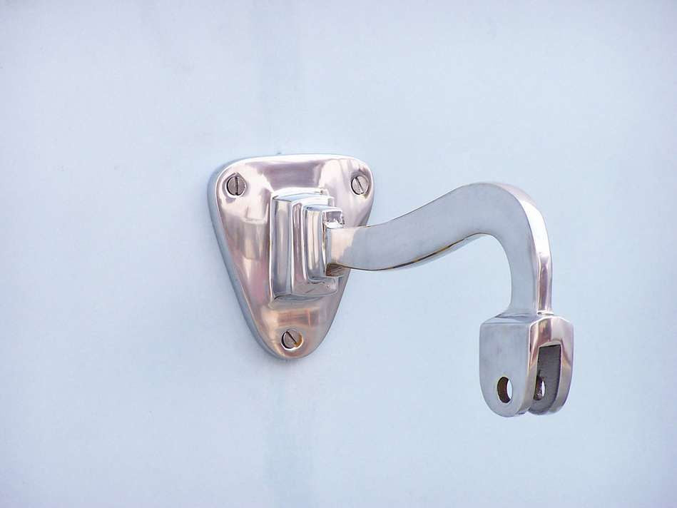 Chrome Hanging Ship's Bell 18""
