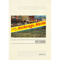 Vintage Lined Notebook Greetings from Anchorage - Paperback