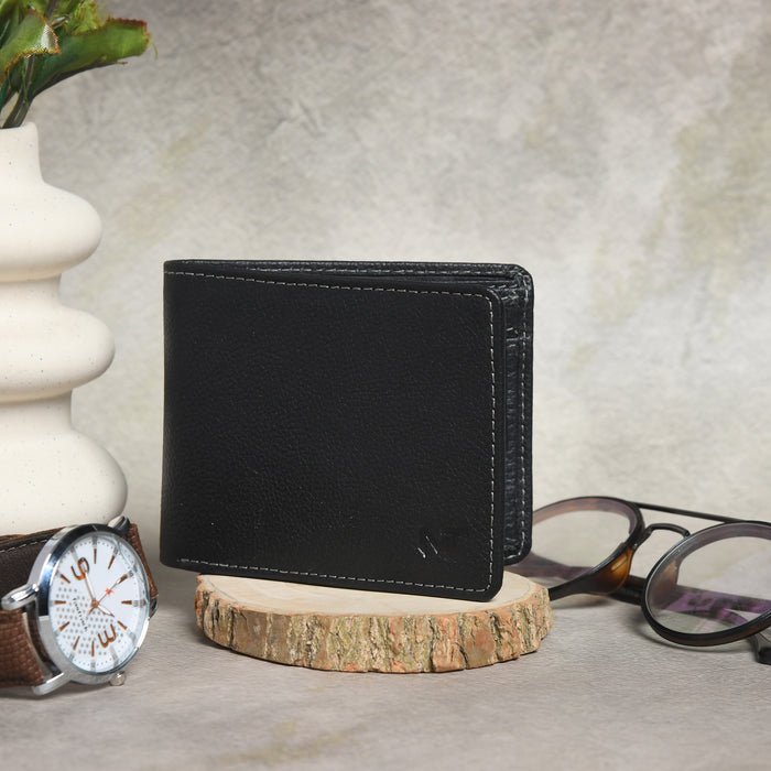 Classic Black Leather Wallet - PhishStones Products