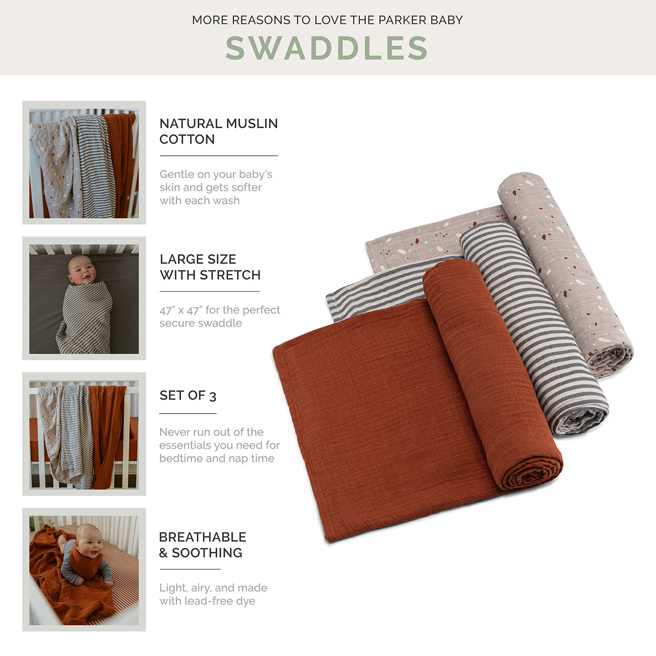 Clay Swaddle Set - PhishStones Products