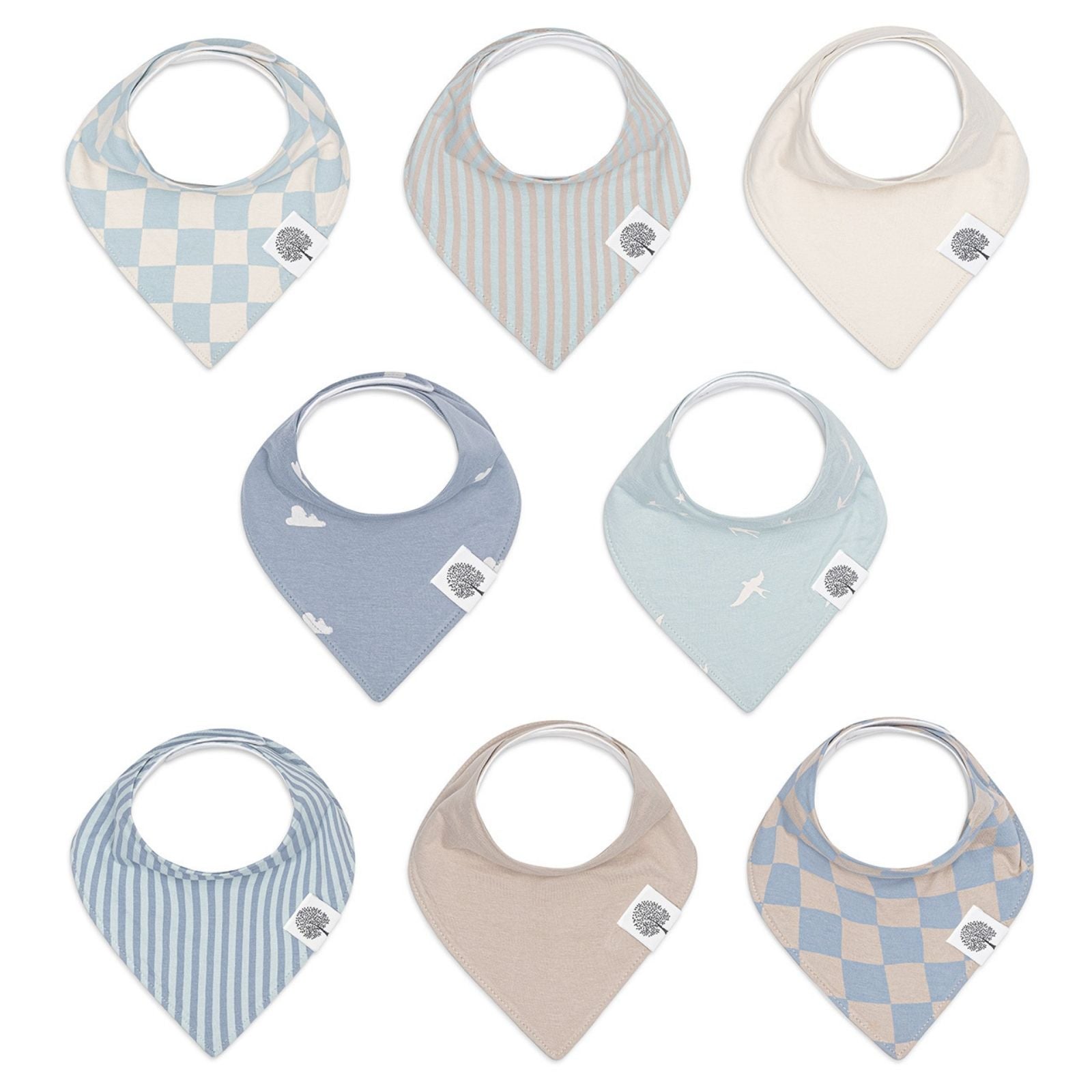 Cloud Bandana Bib Set (8 pack) - PhishStones Products