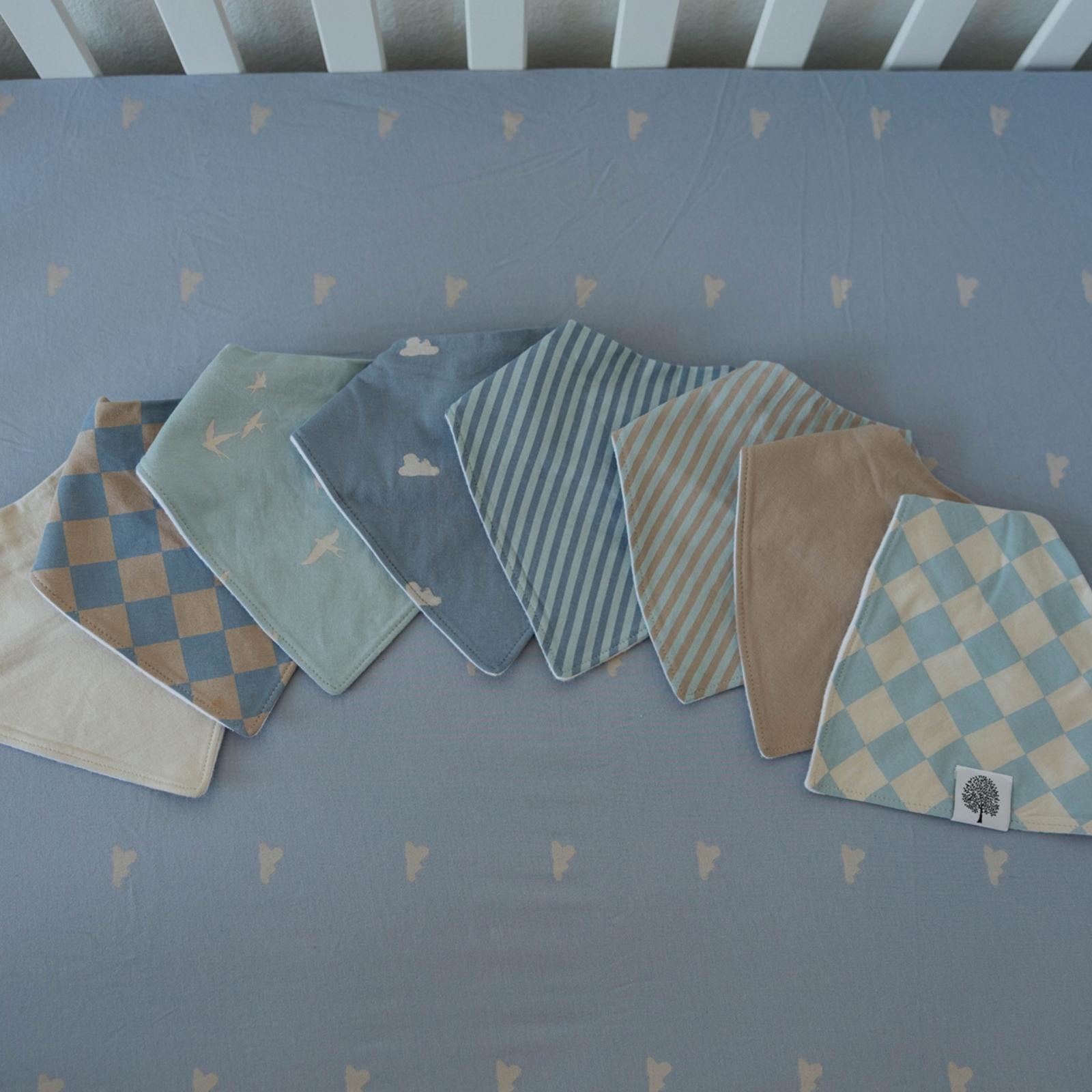 Cloud Bandana Bib Set (8 pack) - PhishStones Products